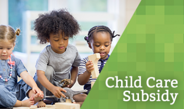 Child Care Subsidy button